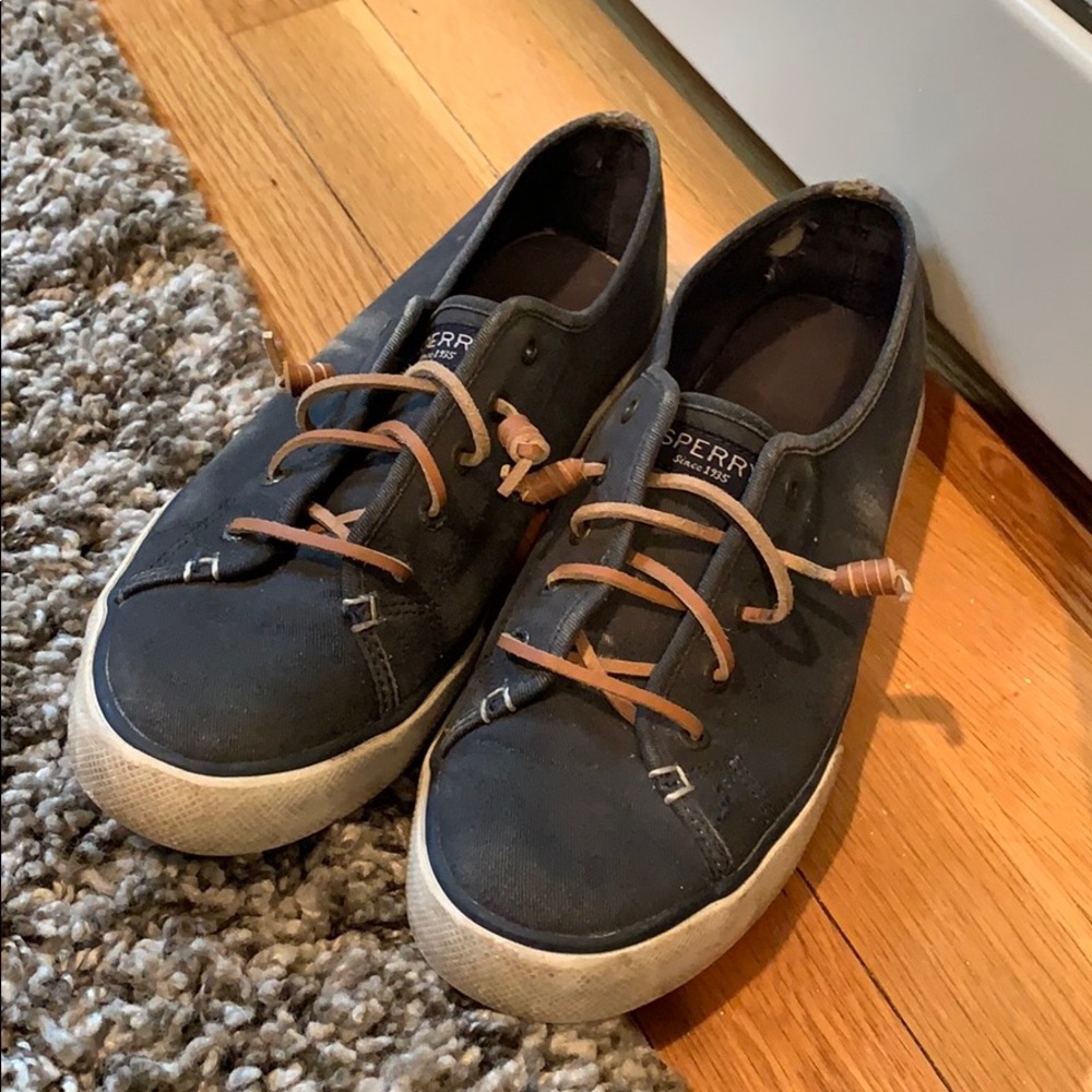 Ashy Blue/grey Sperrys💜